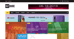 Desktop Screenshot of gizguide.com
